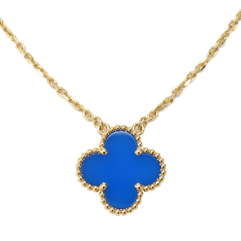 ��̾�Ų��ۡ�VAN CLEEF&ARPELS�ۥ����󥯥꡼�ա������ڥ� ������ơ�������ϥ�֥� �ڥ����� �֥롼�������� VCARP9SY00 Au750 �ͥå��쥹 ���ʡ���š�