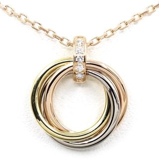 �ڱɡۡ�CARTIER�ۥ���ƥ��� K18YG WG PG �ȥ�˥ƥ� 3���顼 ��������� �ͥå��쥹 750YG ���奨�꡼ ��ǥ������ڻž夲�ѡۡ���š�