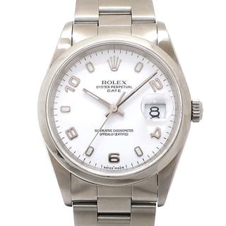 ��ŷ��ۡ�ROLEX�ۥ���å��� �����������ѡ��ڥ��奢��ǥ��� 34 15200 P�� �ۥ磻�� 34mm �����������֥쥹 ��ư���� ��� �ӻ��� ����š�