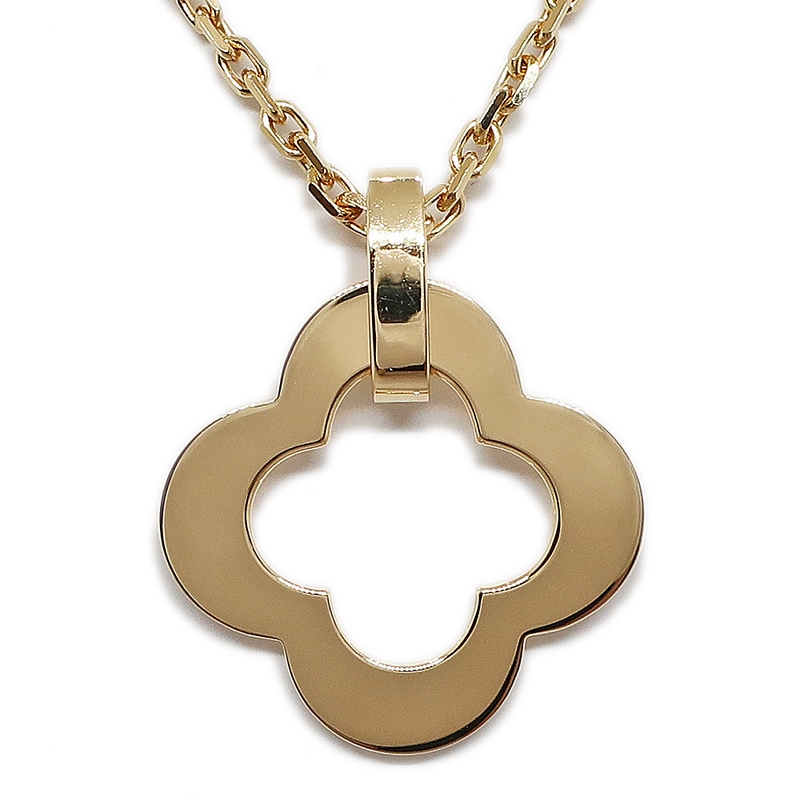 ��ŷ��ۡ�VAN CLEEF&ARPELS�ۥ����󥯥꡼��&�����ڥ� �ӥ������ ����ϥ�֥�ڥ����� VCARD38900 �ͥå��쥹 K18 ���奨�꡼ 750YG����š�