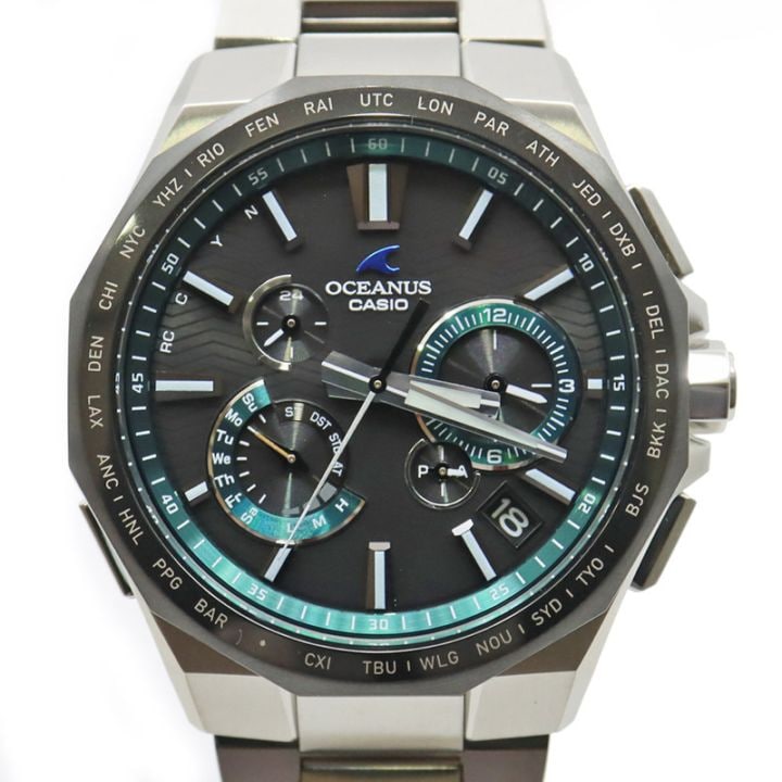 �ڱɡۡ�CASIO�ۥ����� �������ʥ� OCW-T6000A-1AJF �֥�å� �ӻ��� ���ȥ����顼 ���ե����顼 ������ ��󥺡���š�