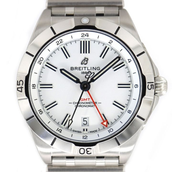 �ڱɡۡ�BREITLING�ۥ֥饤�ȥ�� �����Υޥå� �����ȥޥ��å�GMT 40 A32398101A1A1 �ۥ磻�� �ӻ��� SS ��ư���� ��󥺡���š�