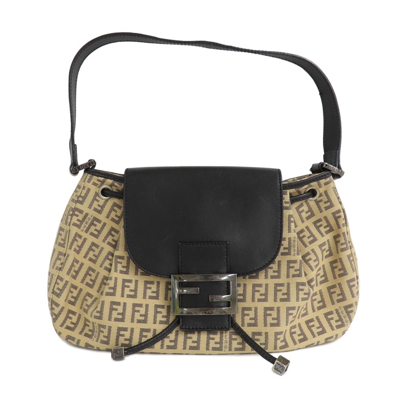 ��̾�Ų��ۡ�FENDI�ۥե���ǥ� ���å����� 8BR403 ���ߥ��������Хå� FF �١����� �֥�å� �����Х� �쥶�� ����С���� ��ǥ���������š�