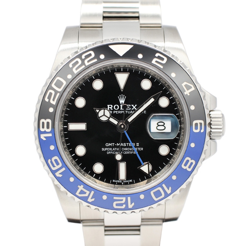 ��̾�Ų��ۡ�ROLEX�ۥ���å��� GMT�ޥ�����II 116710BLNR ������ �֥�å� SS ��ư���� ��� �ݾڽ��դ� 2016ǯ����š�