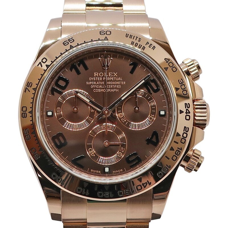 ��ŷ��ۡ�ROLEX�ۥ���å��� �����⥰��եǥ��ȥ� 116505 ������ ���祳�졼�� ����ӥ� RG ��ư���� ��� �ݾڽ��դ� 2017ǯ �ӻ��סڻž夲�Ѥߡۡ���š�