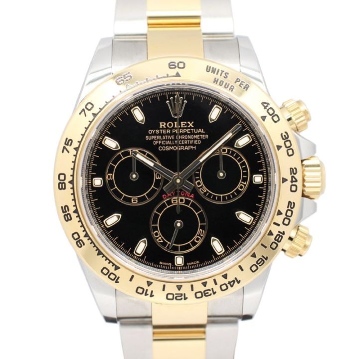 ��̾�Ų��ۡ�ROLEX�ۥ���å��� �ǥ��ȥ� 116503 ������ �֥�å� SS YG ��ư���� ��� �ݾڽ��դ� 2021ǯ����š�