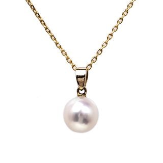 ��̾��ۡ�MIKIMOTO�ۥߥ���� �ڥ����� �ͥå��쥹 K14YG ��������������� �ѡ��� 8.2mm 2.9g �������� 44.5cm ���� �����ܡ���š�