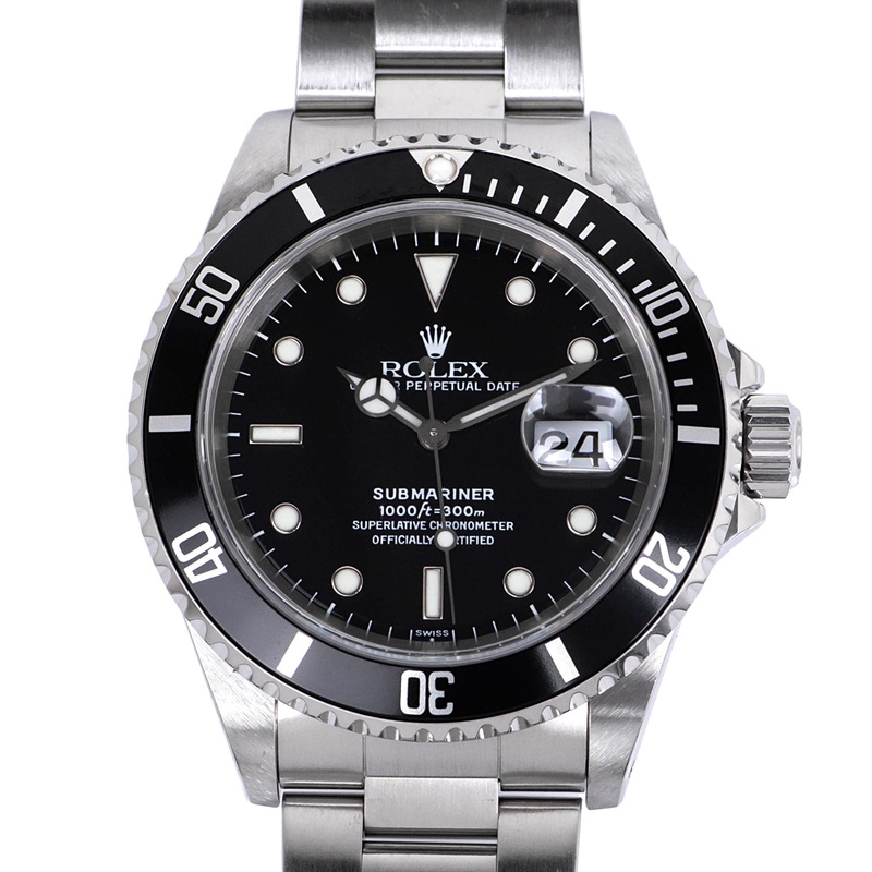 ��̾��ۡ�ROLEX�ۥ���å��� ���֥ޥ꡼�� �ǥ��� 16610 A�� �֥�å� SS ��ư���� �����ȥޥ��å� �� ��� 1999ǯ �ӻ��� �����С���Ȣ�����աۡ���š�