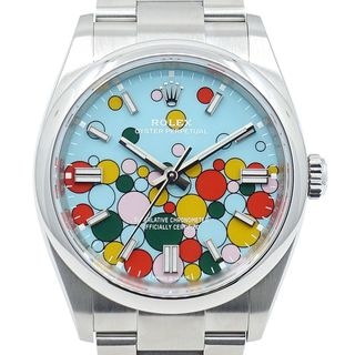 ��̾��ۡ�ROLEX�ۥ���å��� �ӻ��� �����������ѡ��ڥ��奢��36 ����֥졼����� 126000 ���������� SS ���ƥ�쥹�������� ��ư���� ���� ��� �ݾڽ� Ȣ�ڻž夲�ѡۡ���š�
