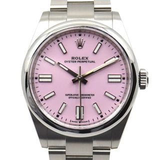 �ڱɡۡ�ROLEX�ۥ���å��� �����������ѡ��ڥ��奢��41 134300 ������ �����ǥ��ԥ� SS ��ư���� ��� �ӻ��ס���š�