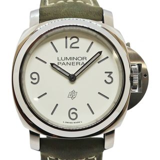 ��ŷ��ۡ�PANERAI�ۥѥͥ饤 ��ߥΡ��� �١������� 44mm PAM01087 AB�� ��� �ۥ磻�� SS �쥶�� �괬�� �ӻ��סڻž夲�Ѥߡۡ���š�