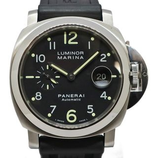 ��ŷ��ۡ�PANERAI�ۥѥͥ饤 ��ߥΡ��� �ޥ꡼�� 44mm PAM00164 J�� ��� �֥�å� SS ��С� ��ư���� �ӻ��סڻž夲�Ѥߡۡ���š�