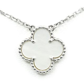 �ڱɡۡ�VAN CLEEF&ARPELS�ۥ����󥯥꡼��&�����ڥ� K18WG ������ơ�������ϥ�֥� �ͥå��쥹 MOP ��ĳ�� 750WG VCARF48700 ���奨�꡼����š�