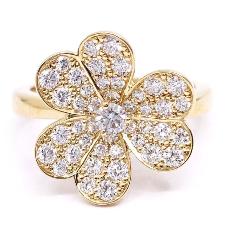 �ڱɡۡ�VAN CLEEF&ARPELS�ۥ����󥯥꡼��&�����ڥ� K18YG �ե������ ��������� ��� ���� �ѥ��� 750YG VCARP2V053 ��ǥ����� ���奨�꡼����š�