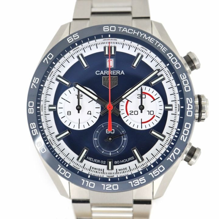 �ڱɡۡ�TAGHEUER�ۥ����ۥ��䡼 ����� �����Υ���� 160��ǯ ��ߥƥåɥ��ǥ������ �֥롼 CBN2A1E.BA0643 �ӻ��� SS ��ư���� ��󥺡���š�