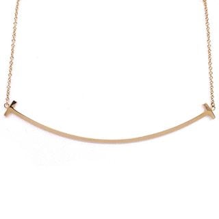 �ڱɡۡ�TIFFANY�ۥƥ��ե��ˡ� K18PG T���ޥ��� �ͥå��쥹 �顼�� �ڥ����� 750PG ���奨�꡼ ��ǥ����� �϶����š�
