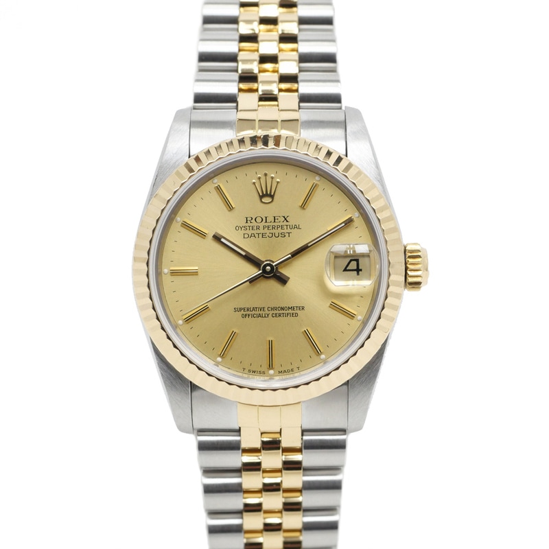 ��̾��ۡ�ROLEX�ۥ���å��� �ǥ��ȥ��㥹�� 68273 �����ѥ� R�� SS/YG �ӻ��� ��ư�� ��ǥ�������OH���ž夲�ѡۡ���š�