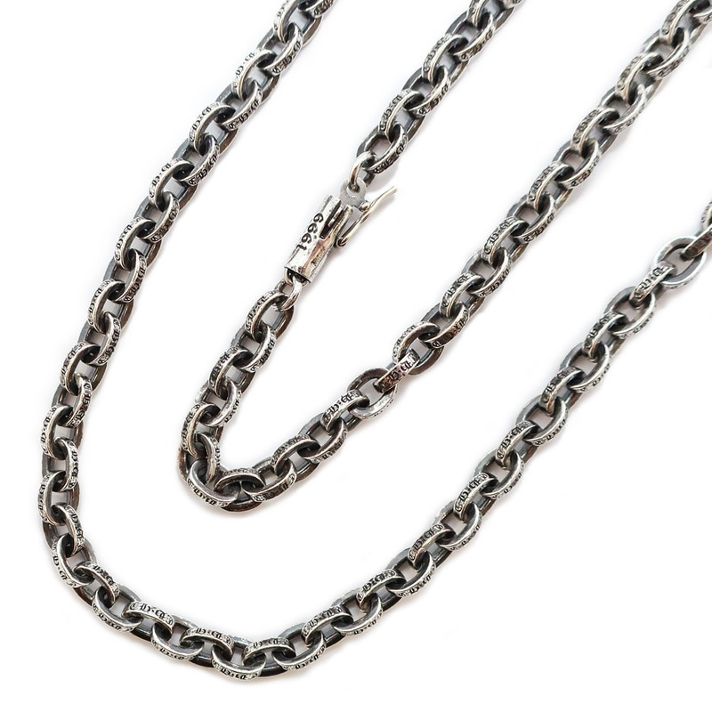 ��ŷ��ۡ�CHROME HEARTS�ۥ�����ϡ��� �ڡ��ѡ��������� �ͥå��쥹 20����� SV925 14K PAPER CHAIN ���奨�꡼ ����С��ڿ��ʡۡ�̤���ѡۡ���š�