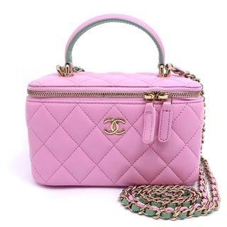 �ڱɡۡ�CHANEL�ۥ���ͥ� �ޥȥ�å� �Х˥ƥ� AP2199 2WAY�Хå� �����ॷ�ꥢ�� ��ॹ���� �ԥ�/���꡼��� ��ǥ����� �ϥ�� �������� Ȣ ��¸�ޡ���š�