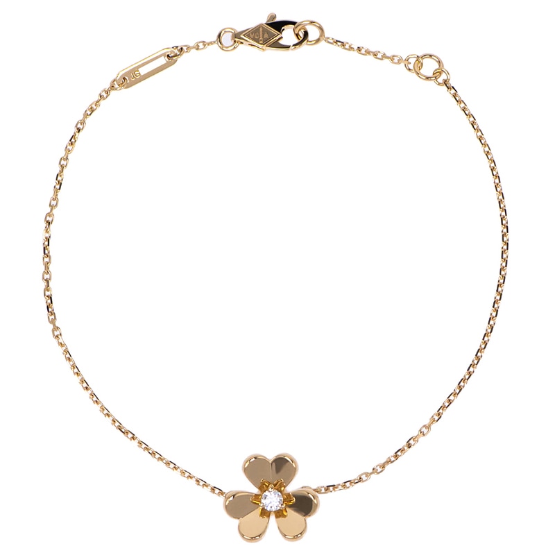 ��̾��ۡ�VAN CLEEF&ARPELS�ۥ����󥯥꡼�ա������ڥ� �ե������ �֥쥹��å� �ߥ˥�ǥ� VCARPJMM00 750YG 18K ��������������� ��������ɡ���š�