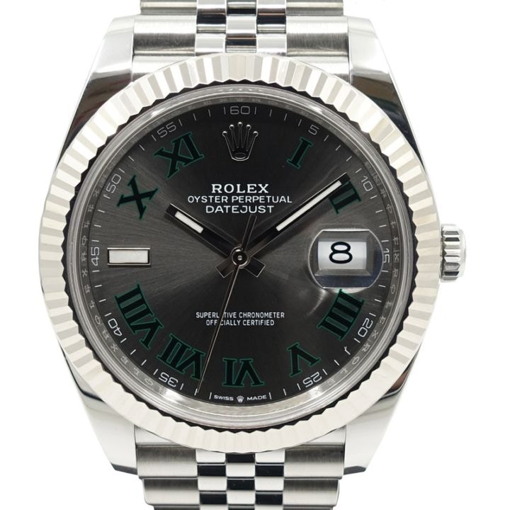 �ڱɡۡ�ROLEX�ۥ���å��� �ǥ��ȥ��㥹�� 41mm 126334 �����ॷ�ꥢ�� SS WG ���졼�ȥ�����ʸ���� ����ӥ꡼�֥쥹 ��� Ȣ �ݾڽ�ڻž夲�ѡۡ���š�