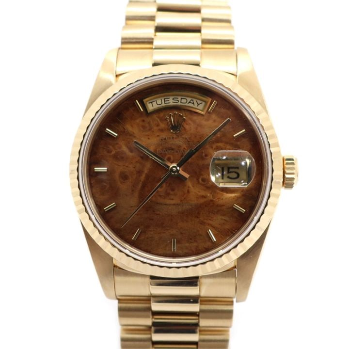 ��ŷ��ۡ�ROLEX�ۥ���å��� �ǥ��ǥ��� 18238 �ޥۥ��ˡ��������� ���å� E�� K18YG 26ǯ��ݥ����ӥ��ݾڽ� �ӻ��� ��ư���� ��󥺡���š�