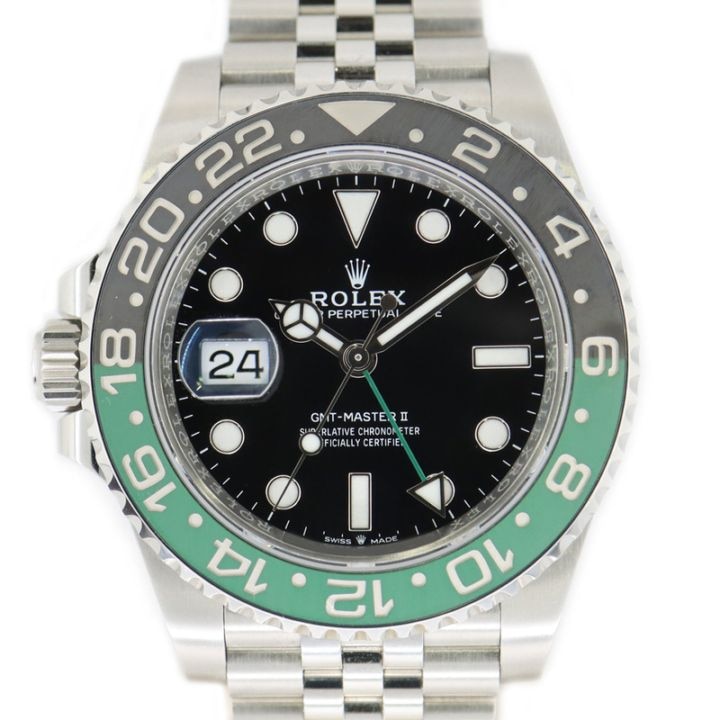�ڱɡۡ�ROLEX�ۥ���å��� GMT�ޥ�����2 126720VTNR �֥�å� ���꡼�� �ӻ��� ����ӥ꡼�֥쥹 SS ��եƥ� ��ư���� 2025ǯ ��󥺡���š�
