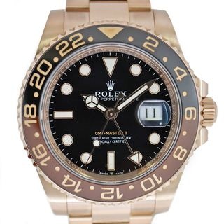 �ڱɡۡ�ROLEX�ۥ���å��� GMT�ޥ�����2 126715CHNR �֥�å� �ӻ��� K18PG �ԥ󥯥������ ��ư���� 2023ǯ ��󥺡���š�