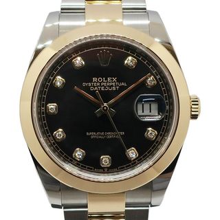 ��ŷ��ۡ�ROLEX�ۥ���å��� �ǥ��ȥ��㥹�� 41 126303G �֥�å� ��������� SS YG ���������� ��ư���� ��� �ݾڽ��դ� 2020ǯ �ӻ��סڻž夲�Ѥߡۡ���š�