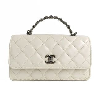 ��̾�Ų��ۡ�CHANEL�ۥ���ͥ� �ȥåץϥ�ɥ� �������󥷥������Хå� AP3566 �ޥȥ�å� �ۥ磻�� �����ե����� ����С���� ��ǥ���������š�