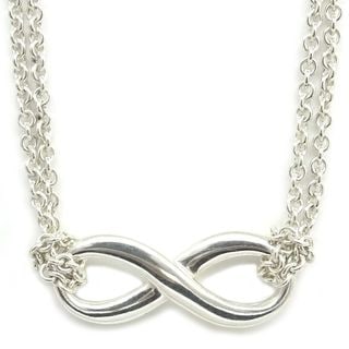 �ڱɡۡ�TIFFANY�ۥƥ��ե��ˡ� �ͥå��쥹 �ե����奢8 SV925 ����С� 5.9g ��ǥ����� ��ʪ ����¾����š�