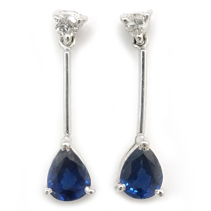 �ڱɡۡ�JEWELRY�ۥ��奨�꡼ �ԥ��� �ɥ��å� ���ե����� 0.63ct ��������� 0.06ct Pt900 ���� 1.4g ��ǥ����� ��ʪ ����¾����š�