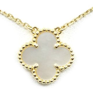 �ڱɡۡ�VAN CLEEF��ARPELS�ۥ����󥯥꡼�ա������ڥ� K18YG ������ơ�������ϥ�֥� �ͥå��쥹 MOP �ۥ磻�ȥ����� ��ĳ�� VCARA45900 750YG����š�