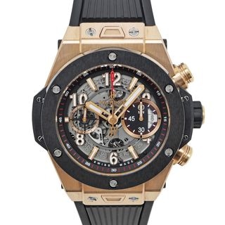 ��̾��ۡ�HUBLOT�ۥ��֥� �ӥå��Х� ���˥� ���󥰥������ ����ߥå� 411.OM.1180.RX 750/��С� ������ȥ� ��ư���� ��� �� �ӻ��ס���š�