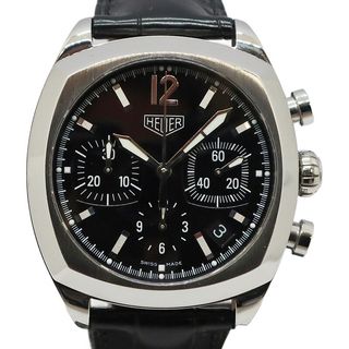 ��ŷ��ۡ�TAGHEUER�ۥ����ۥ��䡼 ���ĥ� �����Υ���� CR2110 �֥�å� SS �쥶�� ��� ��ư���� �ӻ��סڻž夲�Ѥߡۡ���š�