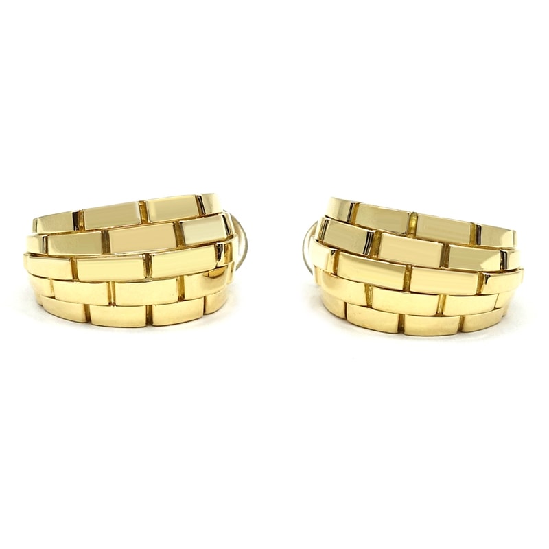�ڱɡۡ�CARTIER�ۥ���ƥ��� K18YG ���ꥢ���̥����� 750YG ���奨�꡼ ��ǥ����� ��󥺡���š�