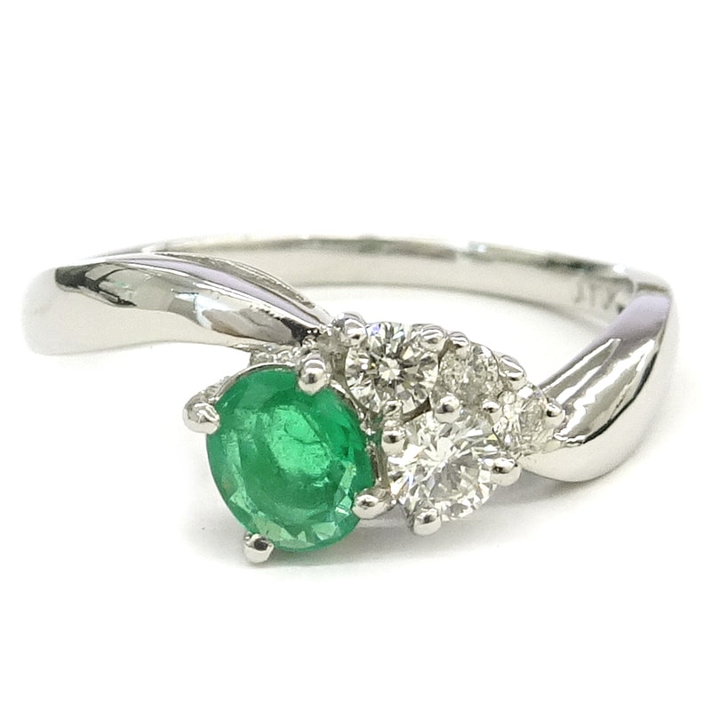 �ڱɡۡ�JEWELRY�ۥ��奨�꡼ ��� ������� 0.31ct ��������� 0.10ct #12 PT900 3.8g ��ǥ����� ��ʪ ����¾����š�