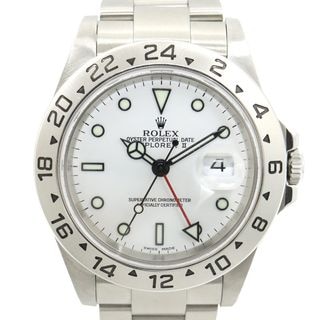 �ڱɡۡ�ROLEX�ۥ���å��� �ӻ��� �������ץ����顼II 16570 P�� 2000ǯ SS ��ư���� �ۥ磻��ʸ���� �����������֥쥹 ��󥺡���š�