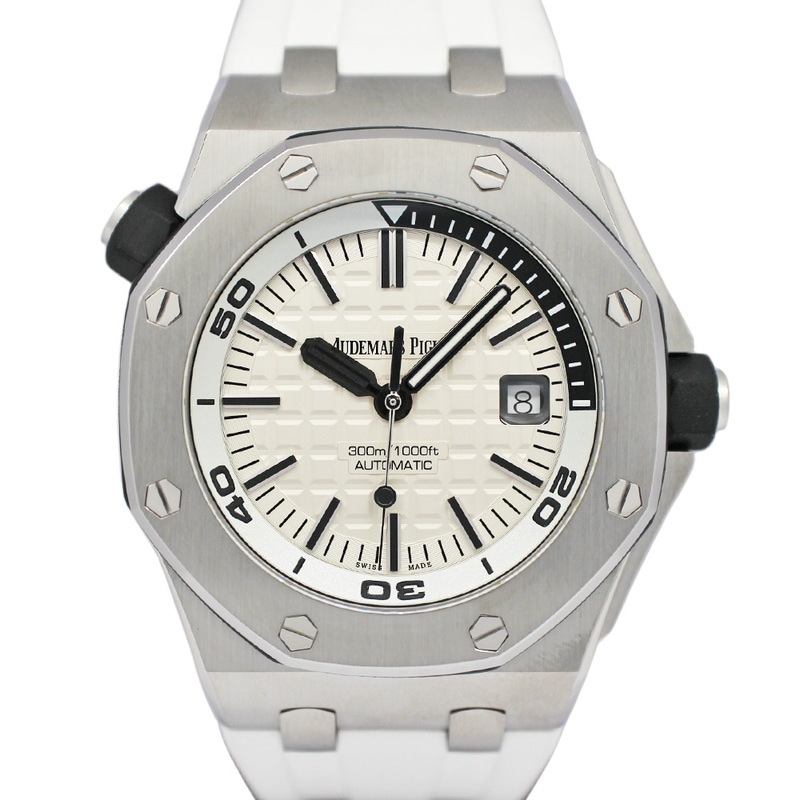 ��̾�Ų��ۡ�AUDEMARS PIGUET�ۥ����ǥޥԥ� ������륪���� ���ե��祢 �����С� 15710ST.OO.A002CA.02 �ۥ磻�� SS ��С� ��ư���� ��� �ݾڽ��դ�����š�
