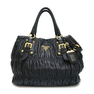 �ڱɡۡ�PRADA�ۥץ�� ���㥶���Хå�  2WAY�Хå� �ϥ��/�������� BN1789 �쥶�� �֥�å� ������ɶ�� ��ǥ���������š�
