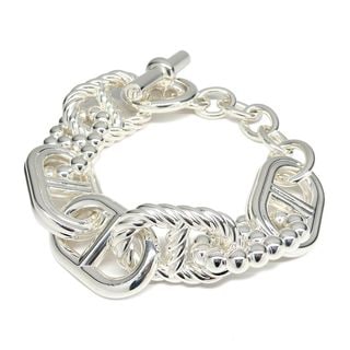 【名古屋】【HERMES】エルメス シェーヌダンクル アレア2 18 ブレスレット GM ラージモデル H126430B 2025年製造 Ag925 シルバー 【未使用】【中古】