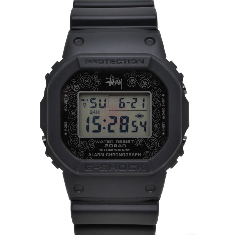 ��̾��ۡ�CASIO�ۥ����� G-SHOCK STUSSY ��������å� ���ƥ塼���� DW-5000ST �֥�å� �������� ��� �� �ӻ��ס���š�