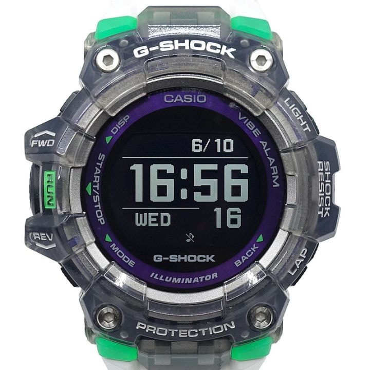 ��̾��ۡ�CASIO�ۥ����� G-SHOCK �ӻ��� G-SQUAD ��Х����� GBD-100���꡼�� GBD-100SM-1A7JF �������� ���� ��� BK/WH ����٥�� Ȣ����š�
