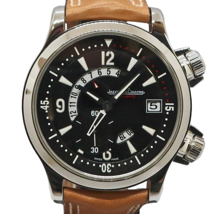 ��ŷ��ۡڷ軻������ۡ�JAEGER LECOULTRE�ۥ��㥬���륯��� �ޥ���������ץ�å��� �ǥ奢��ޥƥ����� Q1738470 SS �쥶�� ��� ��ư���� �ӻ��סڻž夲�Ѥߡۡ���š�