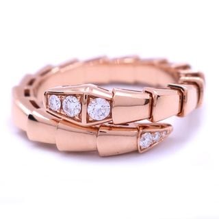 ��ŷ��ۡ�BVLGARI�ۥ֥륬�� ����ڥ�ƥ� �������ѡ� ��� ���� 18KPG �ԥ󥯥������ ��������� ��54-56 ��ǥ����� Ȣ �ݾڽ����š�