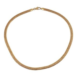【天白】【JEWELRY】ネックレス 約22.0g 約40cm K18YG 750 イエローゴールド ネックレス 洗浄済【中古】