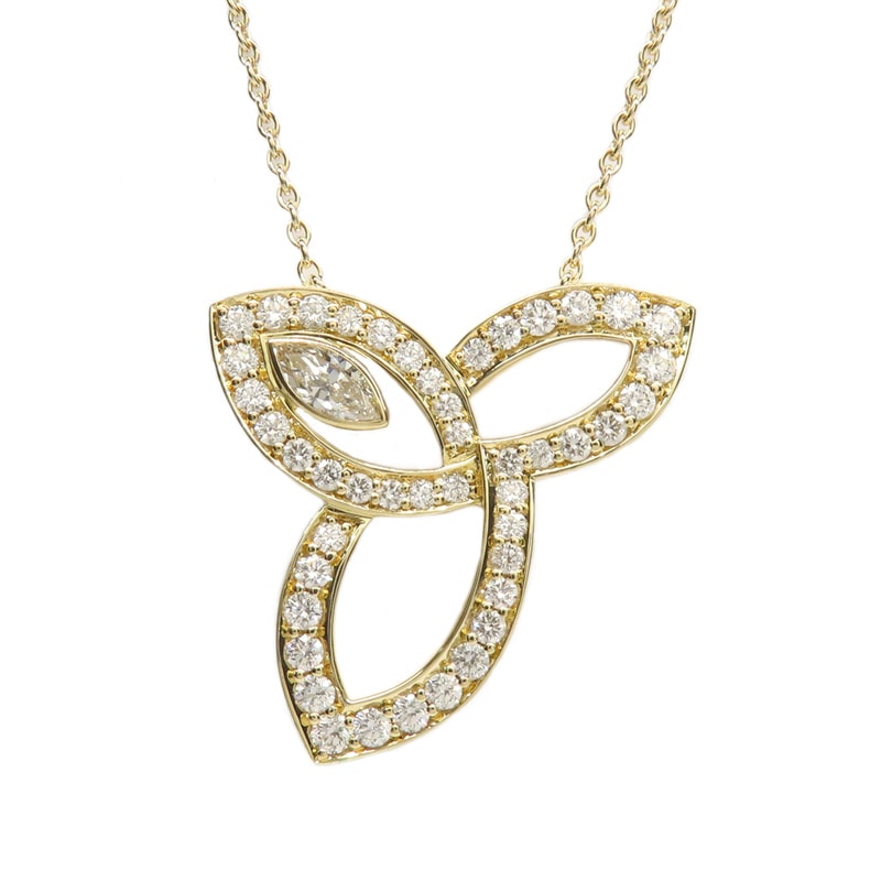 ��̾�Ų��ۡ�HARRY WINSTON�ۥϥ꡼�����󥹥ȥ� �ͥå��쥹 �ڥ����� ��꡼���饹���� PEDYMQRFLC K18 750YG ��������� ���奨�꡼�ڻž夲�ѡۡ���š�