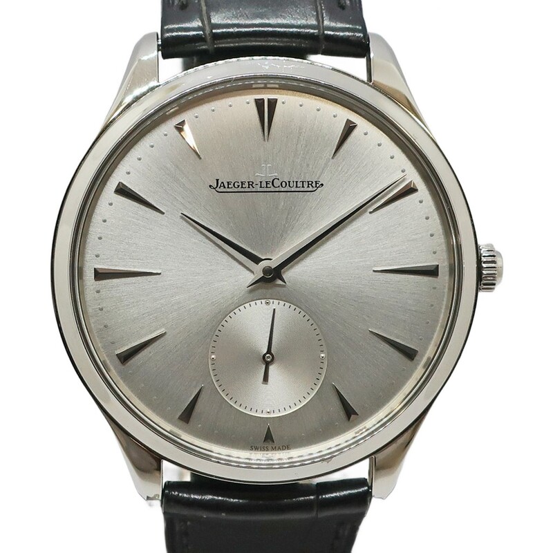 ��ŷ��ۡڷ軻������ۡ�JAEGER LECOULTRE�ۥ��㥬���륯��� �ޥ���������ȥ饹��� Q1278420 SS �쥶�� ����С� ��ư���� ��� �ӻ��ס���š�