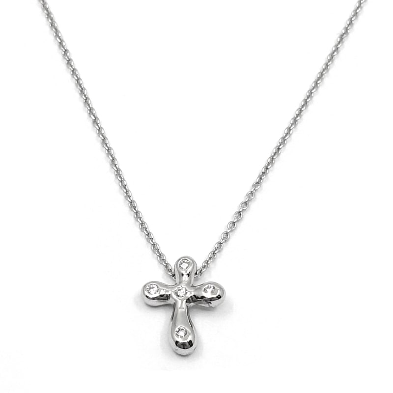 �ڱɡۡ�TIFFANY�ۥƥ��ե��ˡ� Pt950���⡼�륯�����ͥå��쥹 ��������� �ץ���� ���奨�꡼ ��� ��ǥ������ڻž夲�ѡۡ���š�