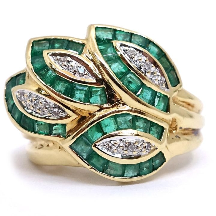 �ڱɡۡڥ�����ۡ�JEWELRY�ۥΡ��֥��ɥ��奨�꡼ ��� ���� �������2.0ct ��������� 0.6ct K18YG 8.5g 9�� ��ǥ����� ���� ���ΤΤߡ���š�